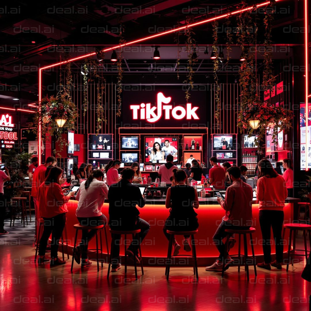 TikTok Lounge Buzzing with Activity
