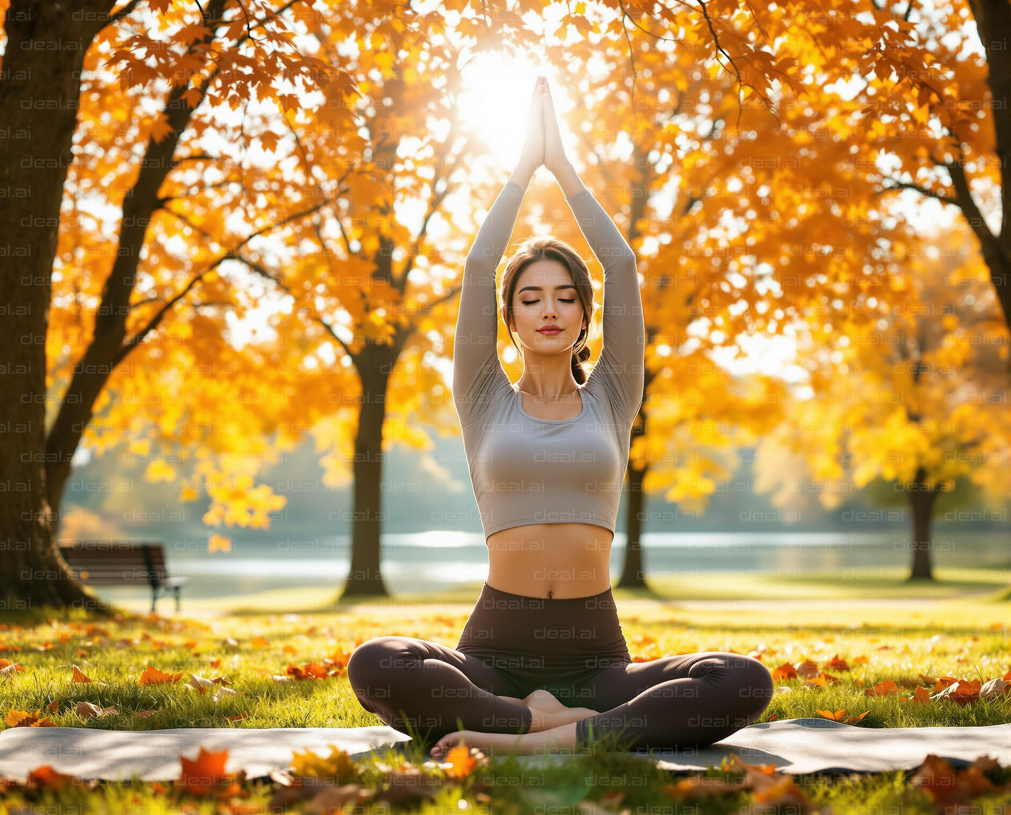Autumn Yoga Serenity