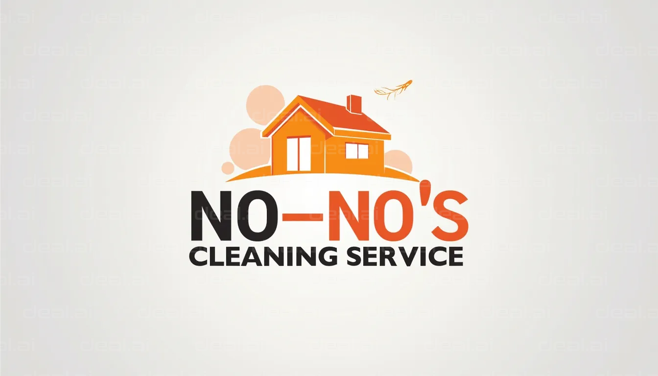 "No-No's Cleaning Service Logo"