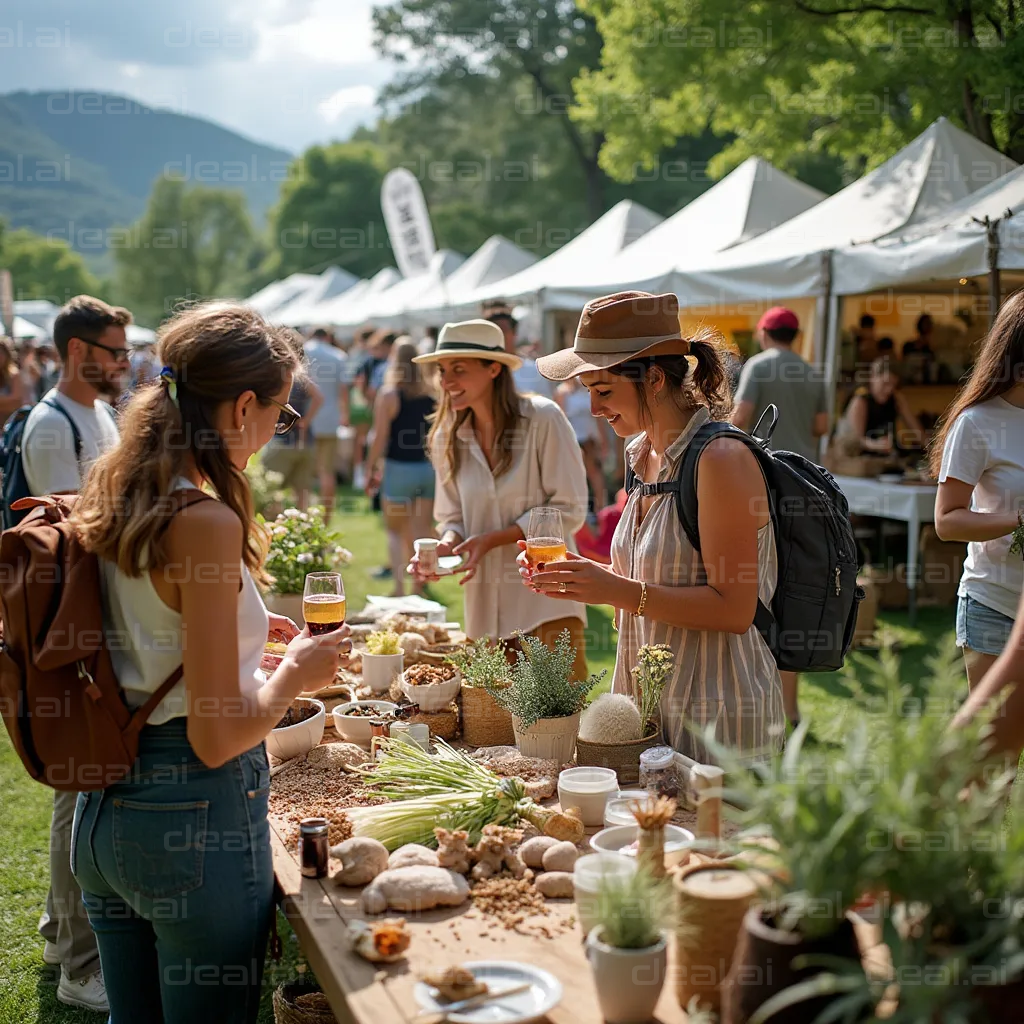 Outdoor Market Fest with Friends