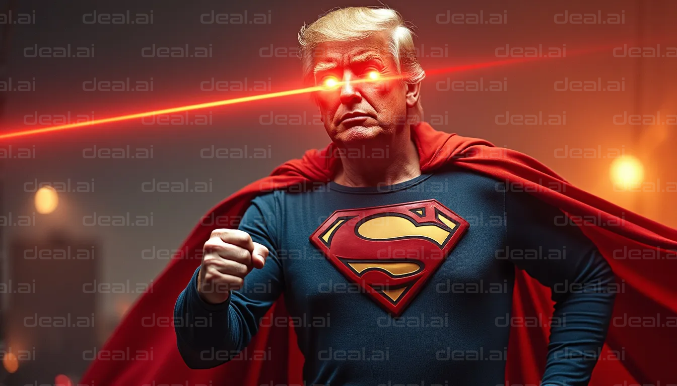 Superhero with Laser Vision