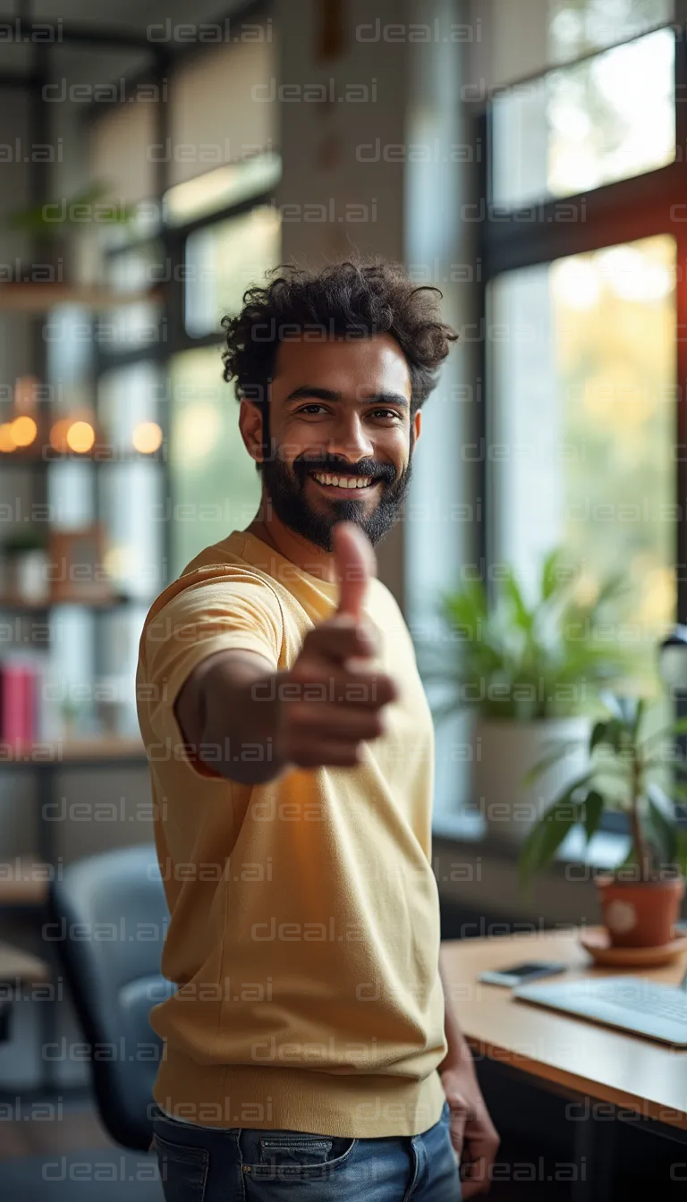 "Thumbs Up in the Office"