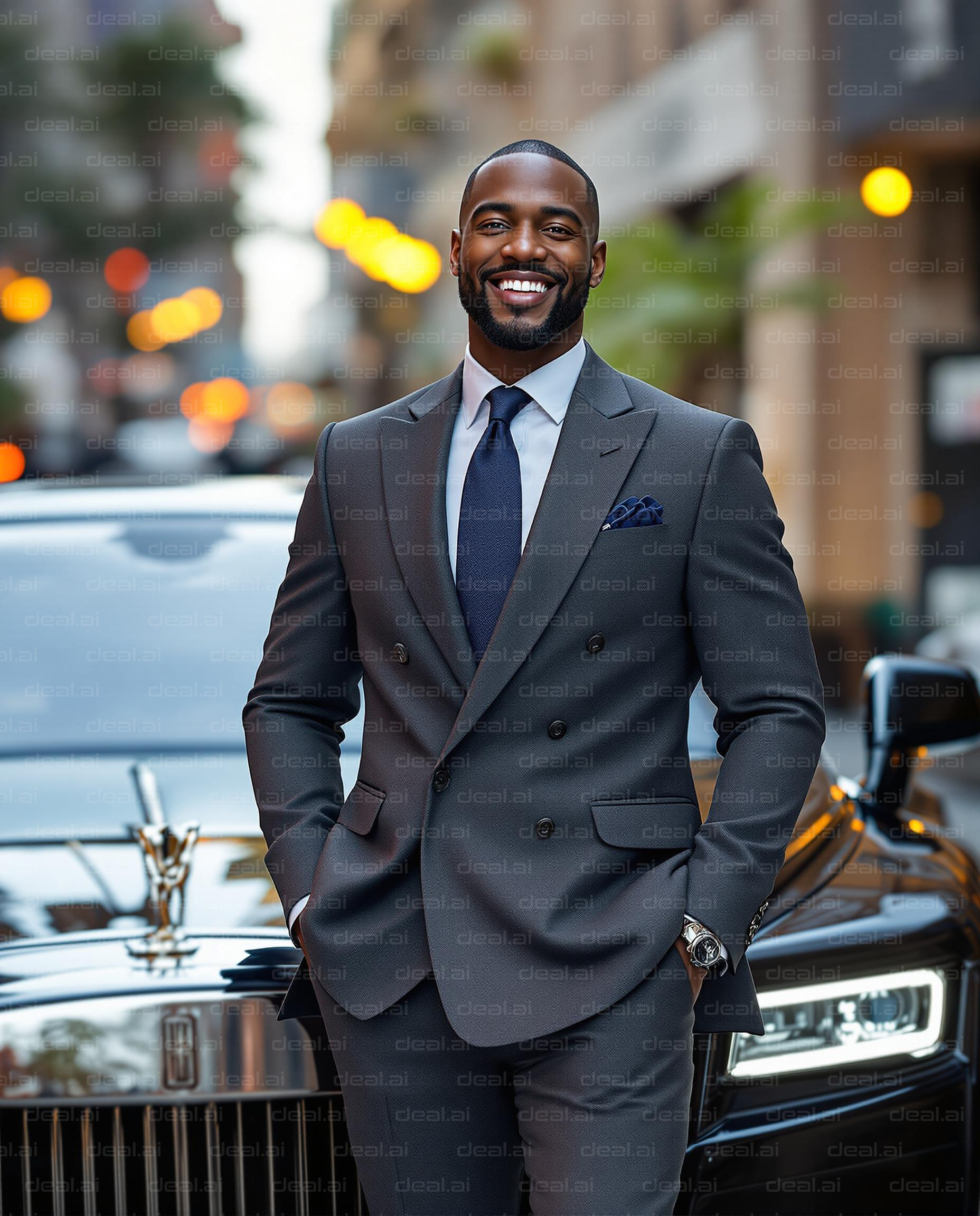 Dapper Gentleman by Luxury Car