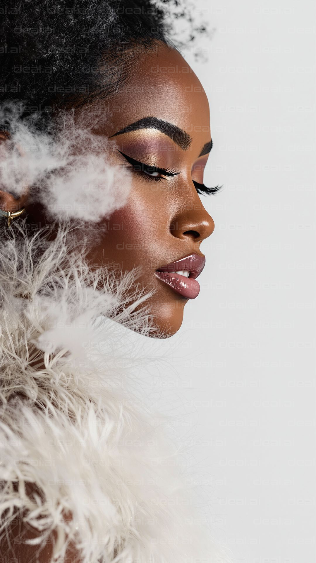 Elegance in Feathers and Smoke