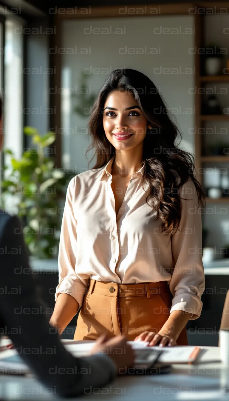 Confident Professional Encounter