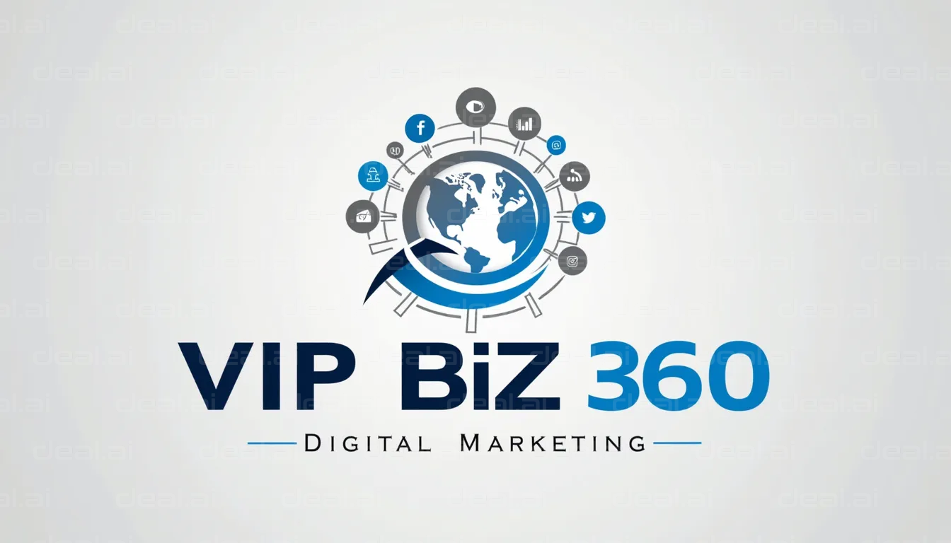 "VIP Biz 360 Digital Marketing Logo"