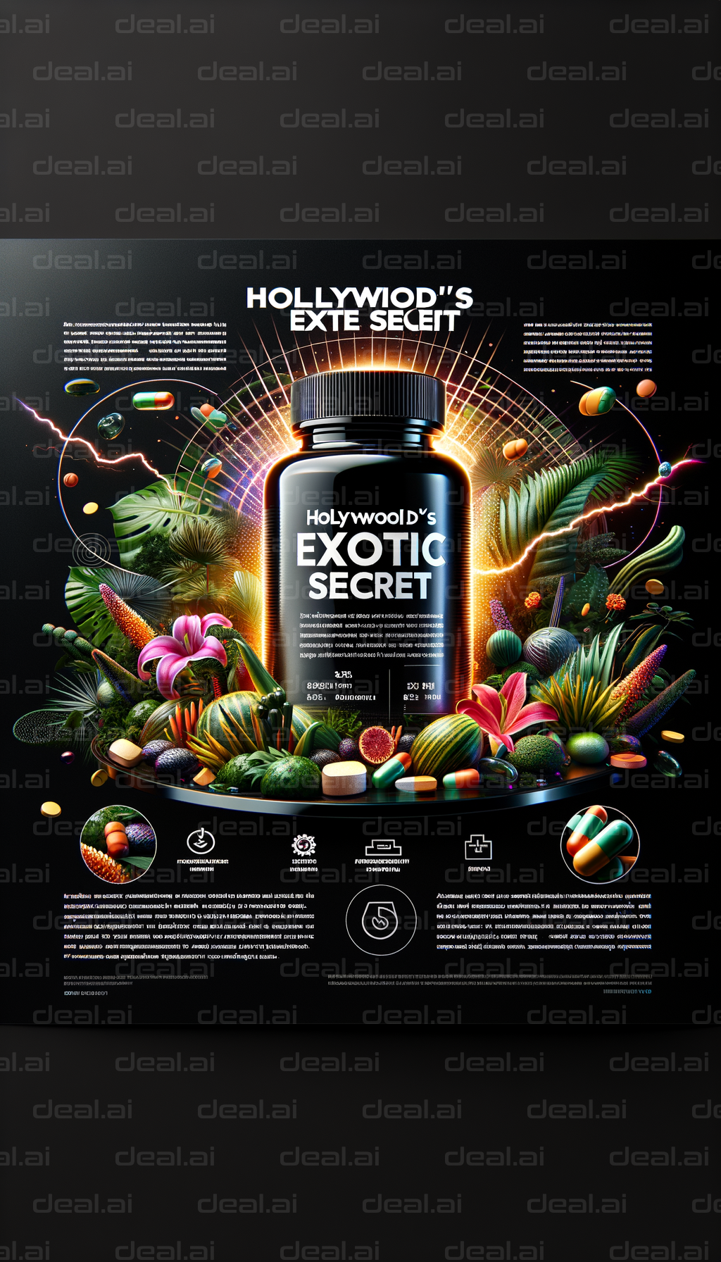 "Hollywood's Exotic Secret Supplement"