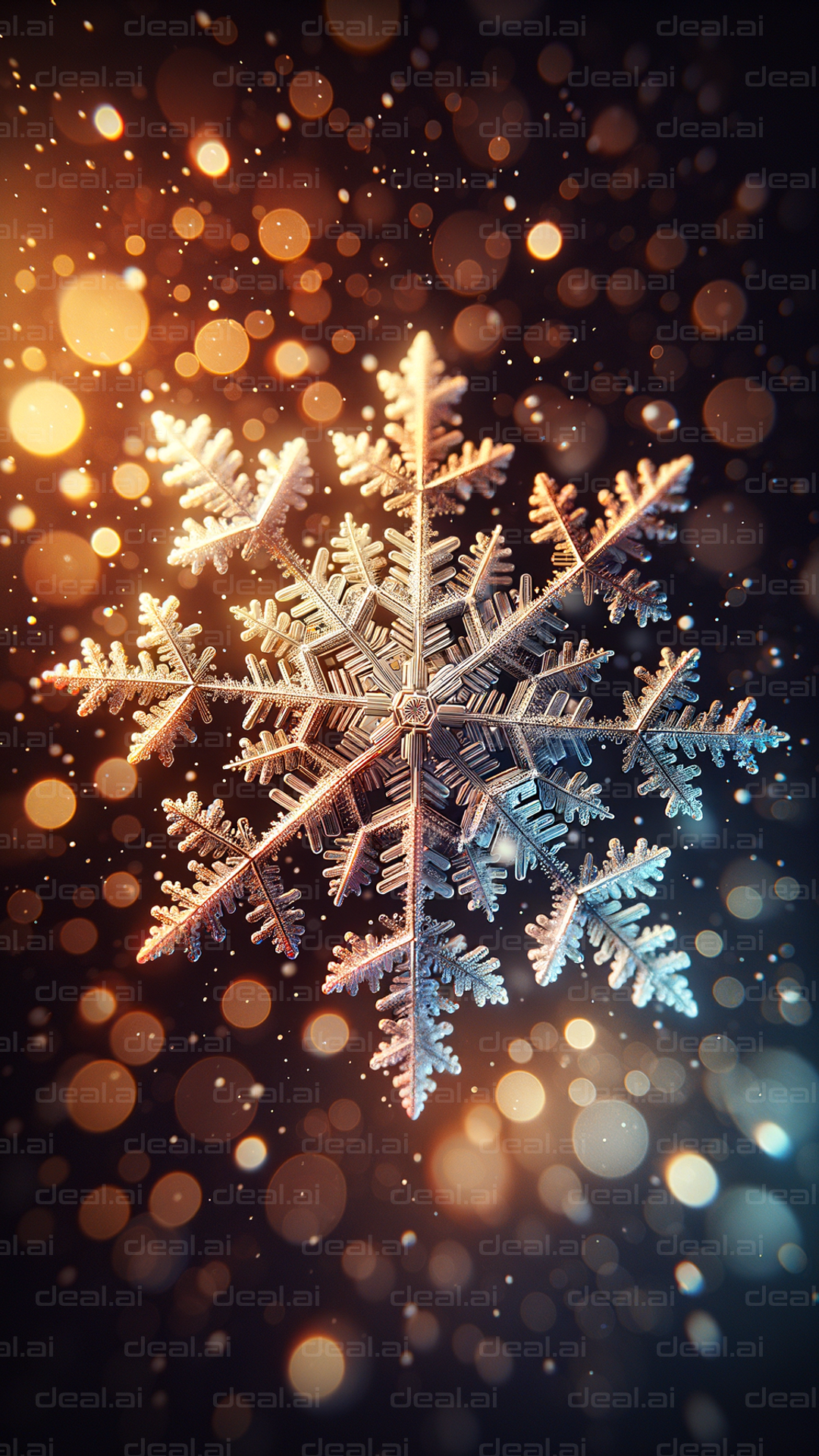 Frosty Snowflake Splendor