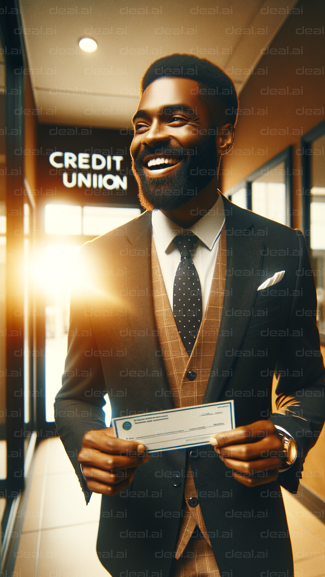 A Joyful Man at the Credit Union