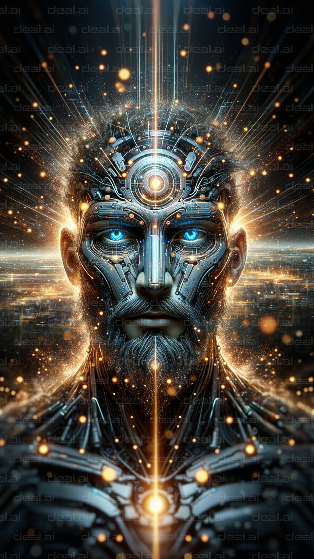 Futuristic Cybernetic Entity