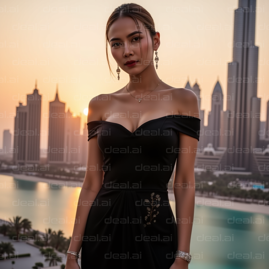 Elegant Evening in the Cityscape