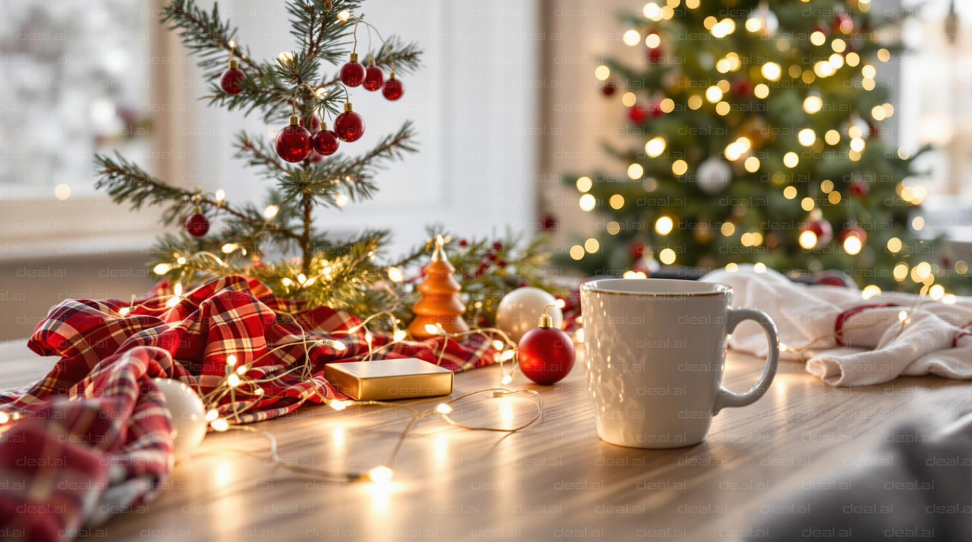 Cozy Christmas Setup