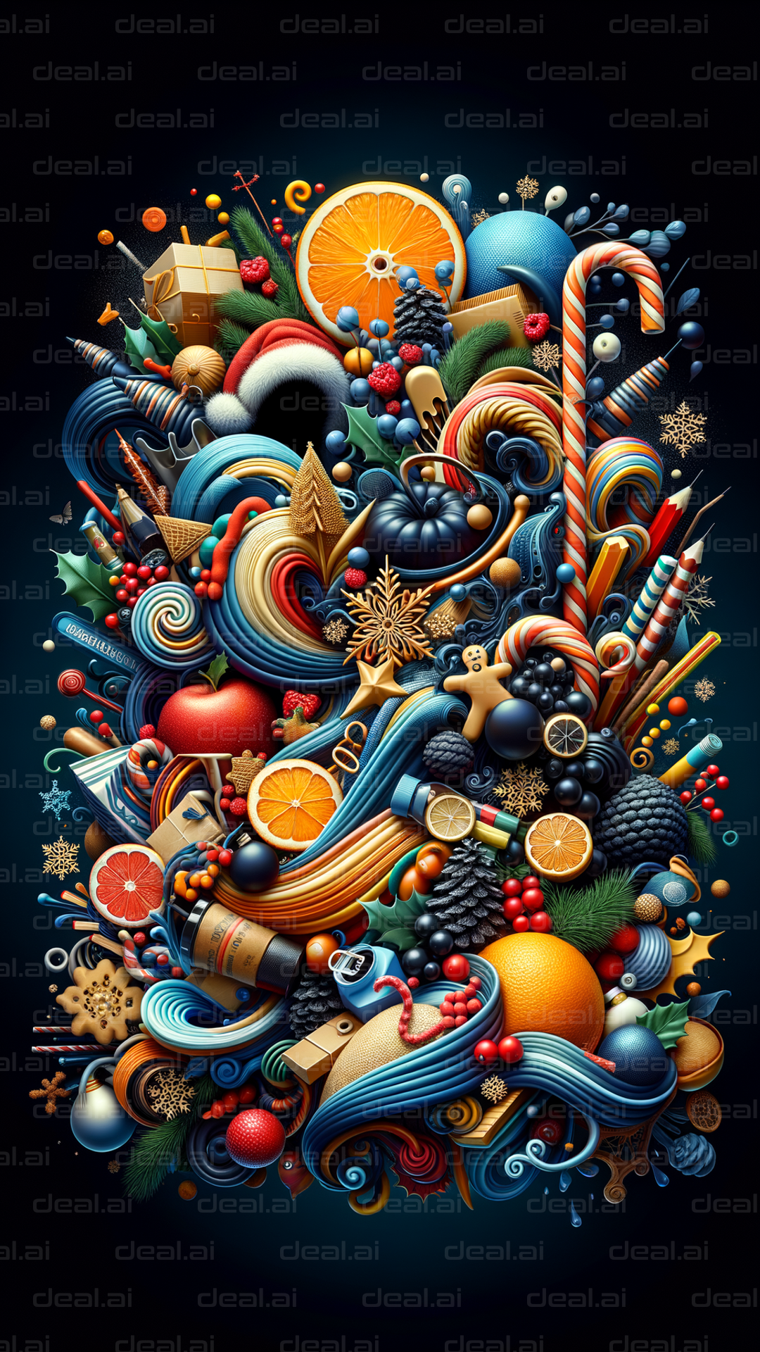 Festive Holiday Collage Bliss