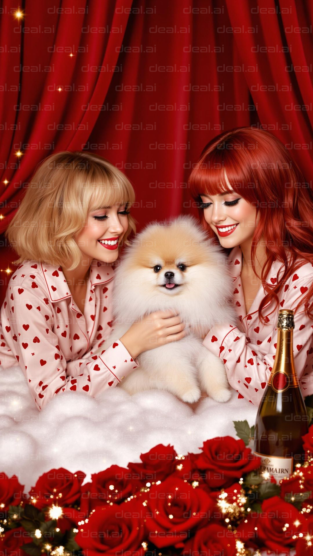 Valentine's Cozy Moments with Pup