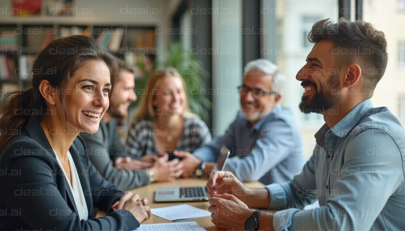 Team Meeting with Smiles