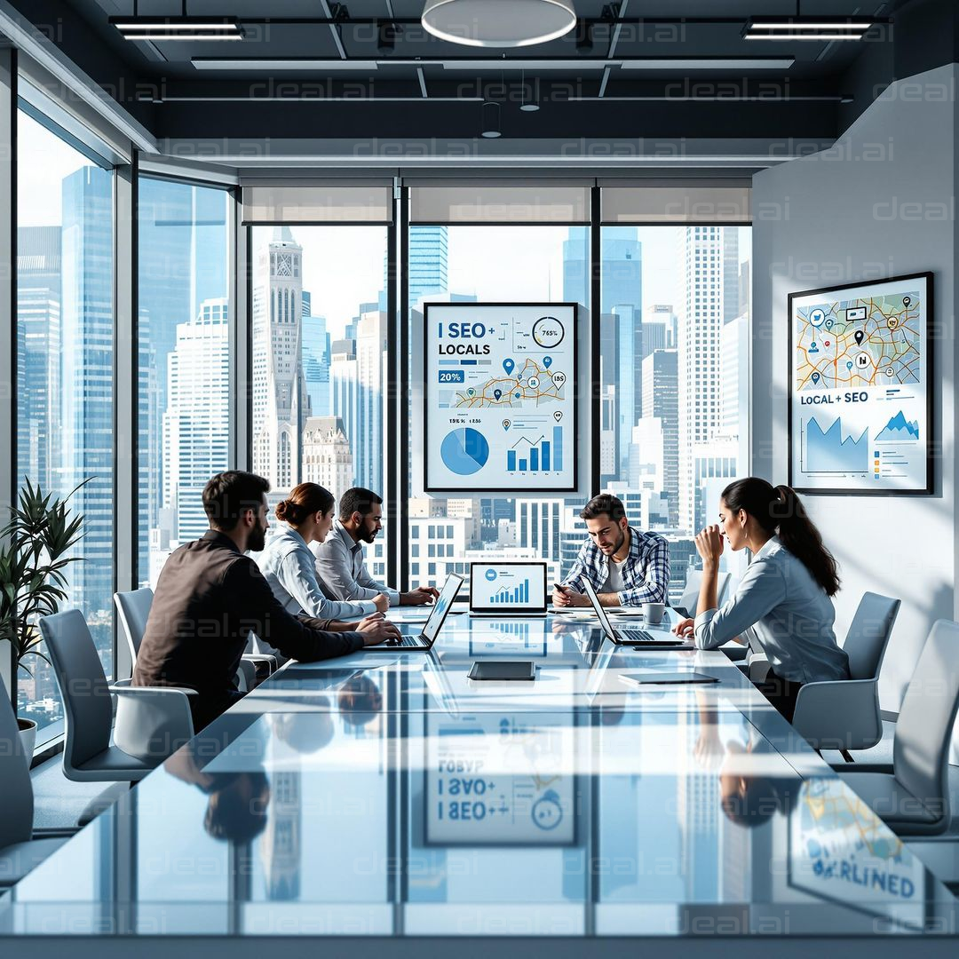 Team Meeting in Modern Office