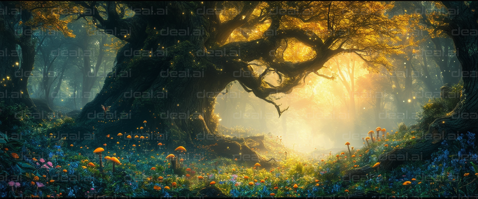 Enchanted Forest at Dawn