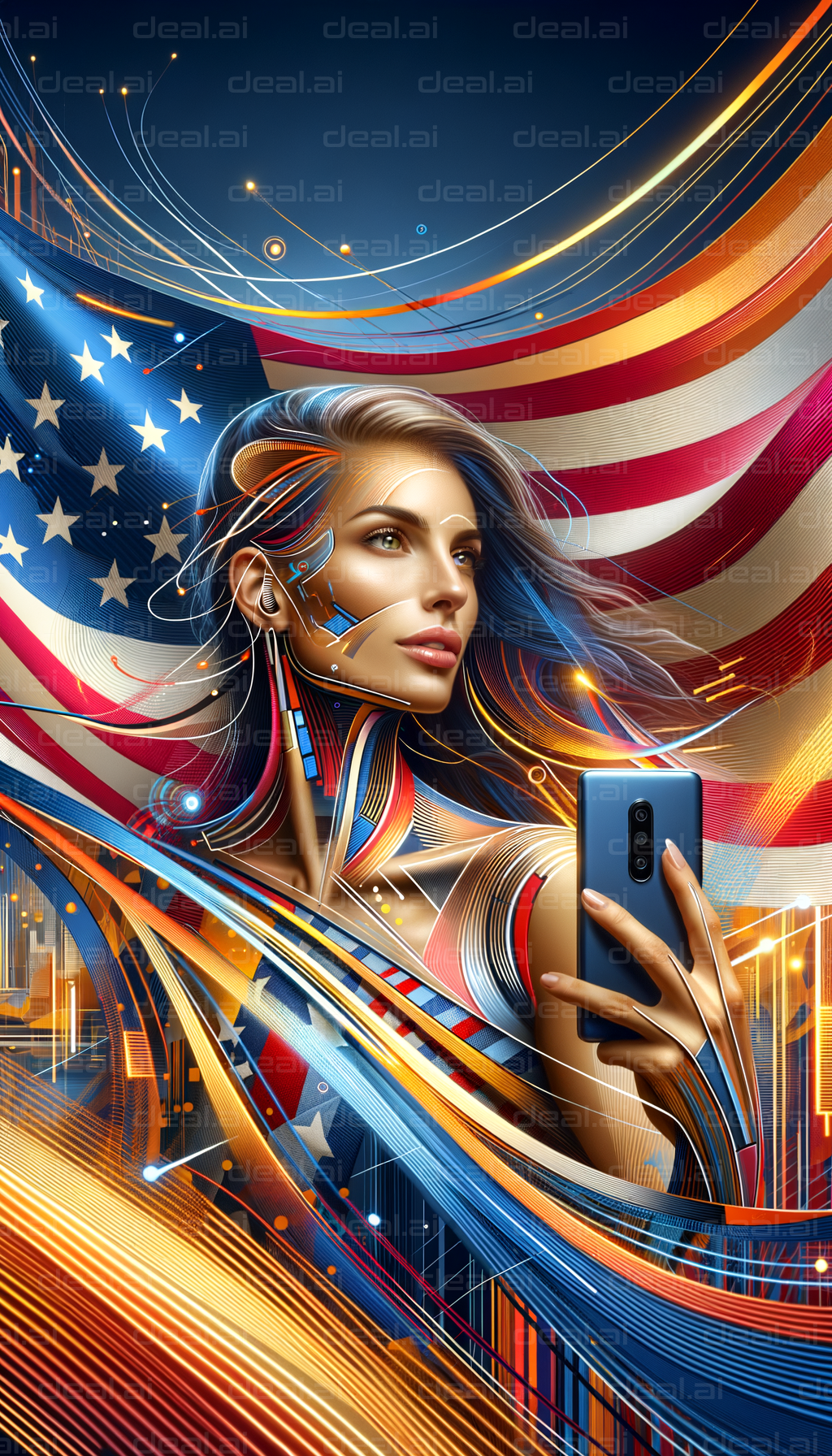 "Digital Patriotism in Art"