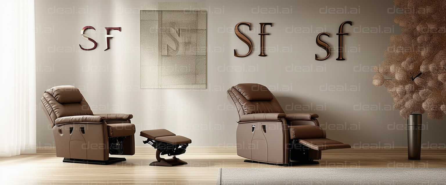 "Modern Recliner Lounge Scene"