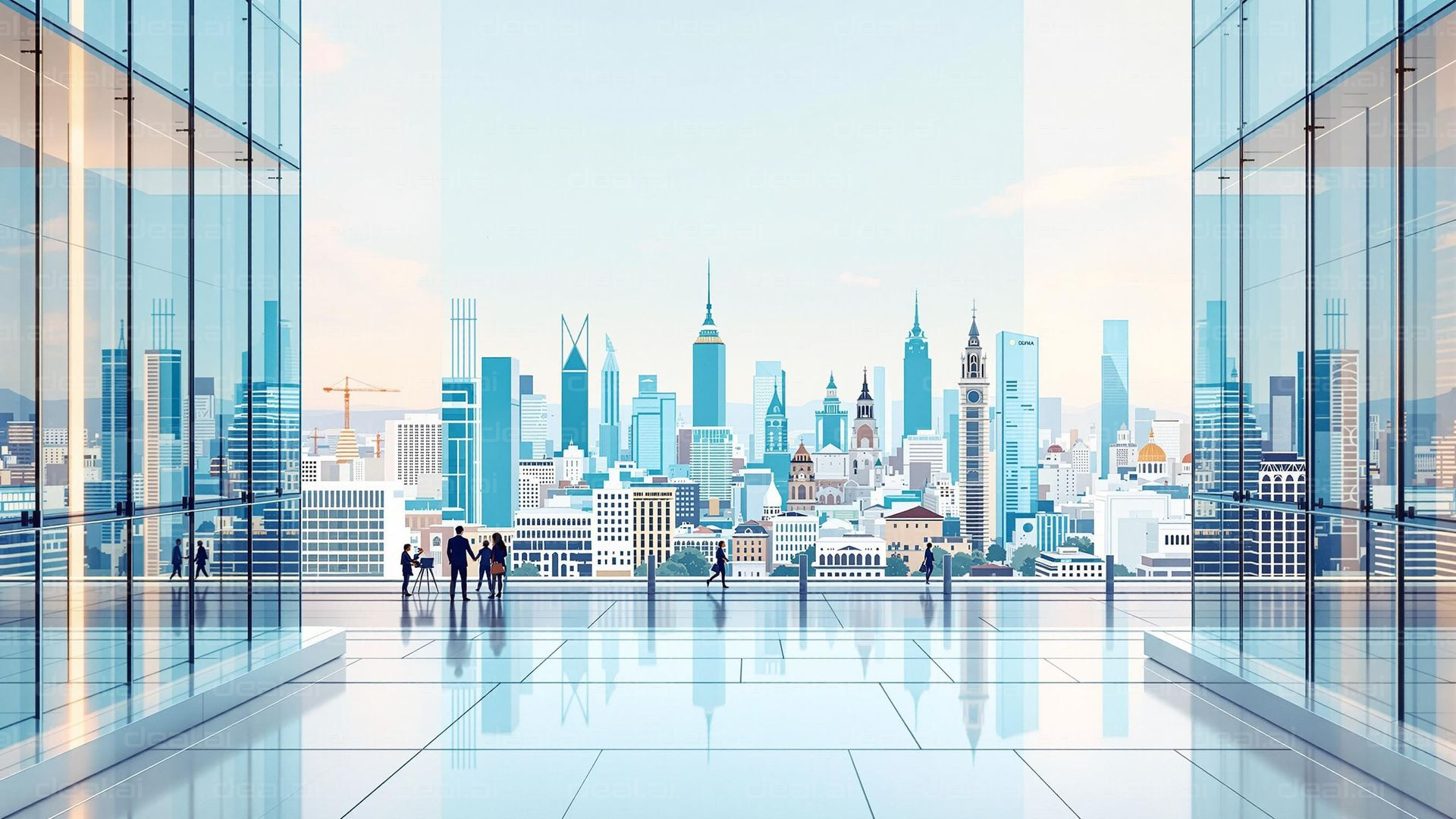 "Futuristic Cityscape View"