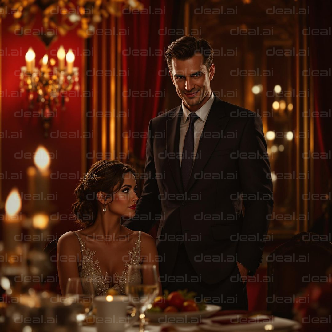 Elegant Evening Dinner Scene