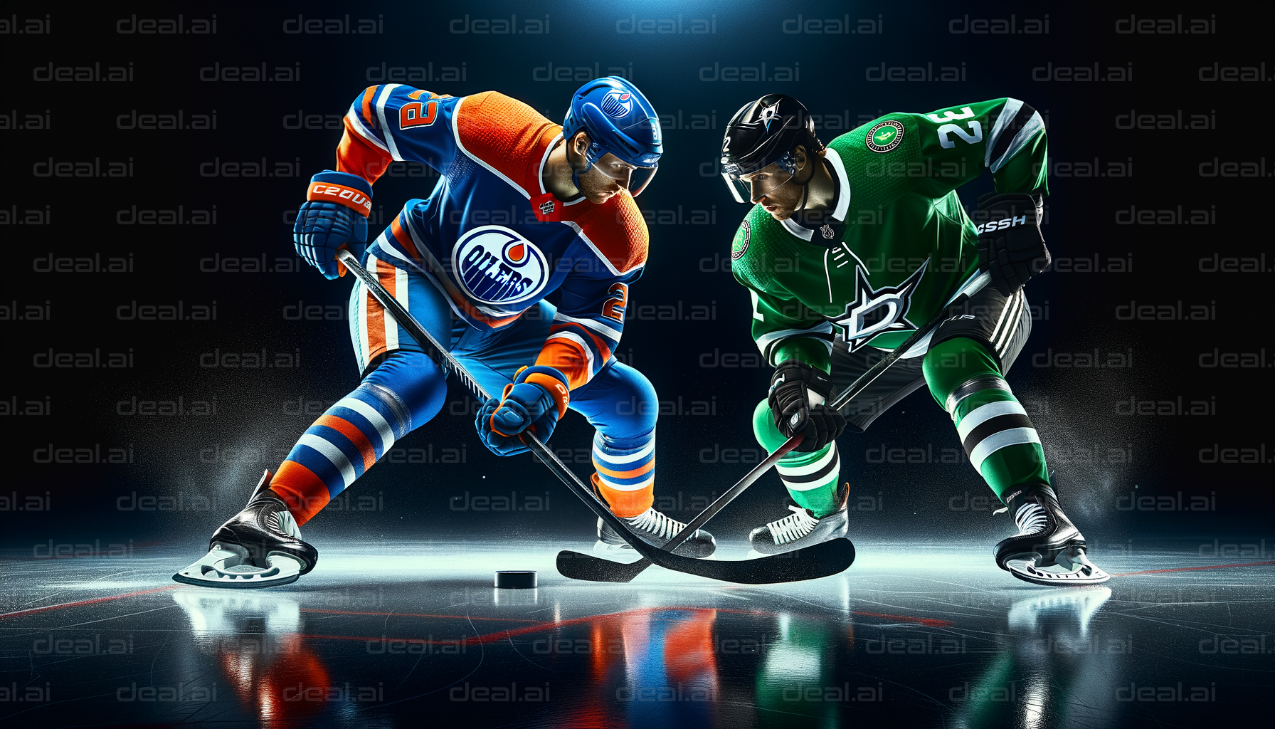 Faceoff in High-Stakes Hockey Match