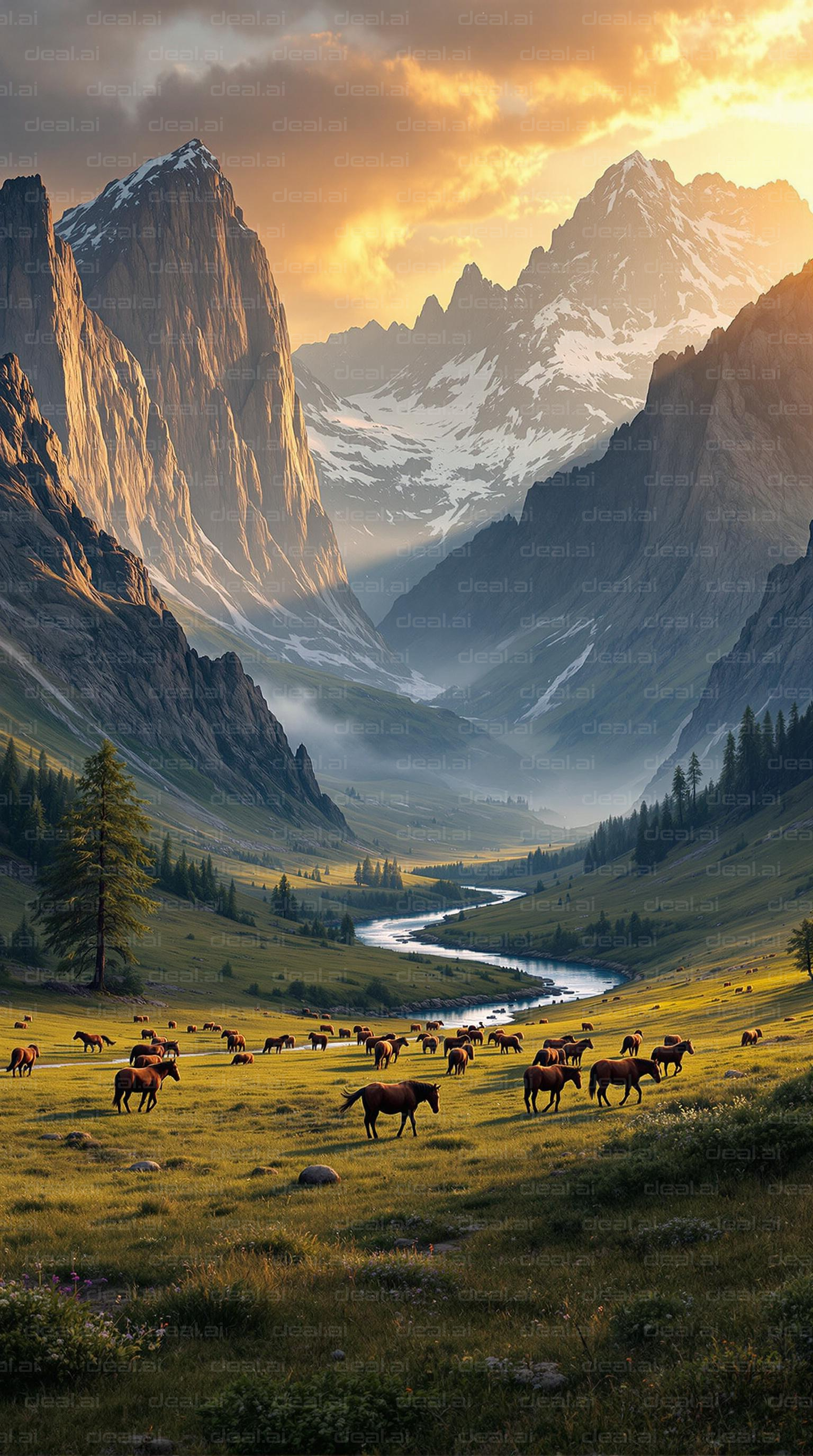 Majestic Mountain Valley Horses