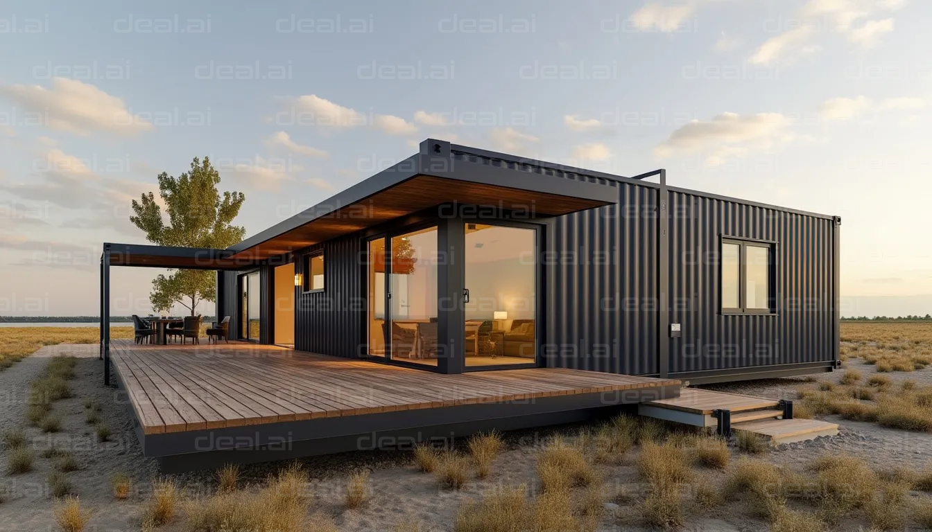 Modern Container Home in the Desert