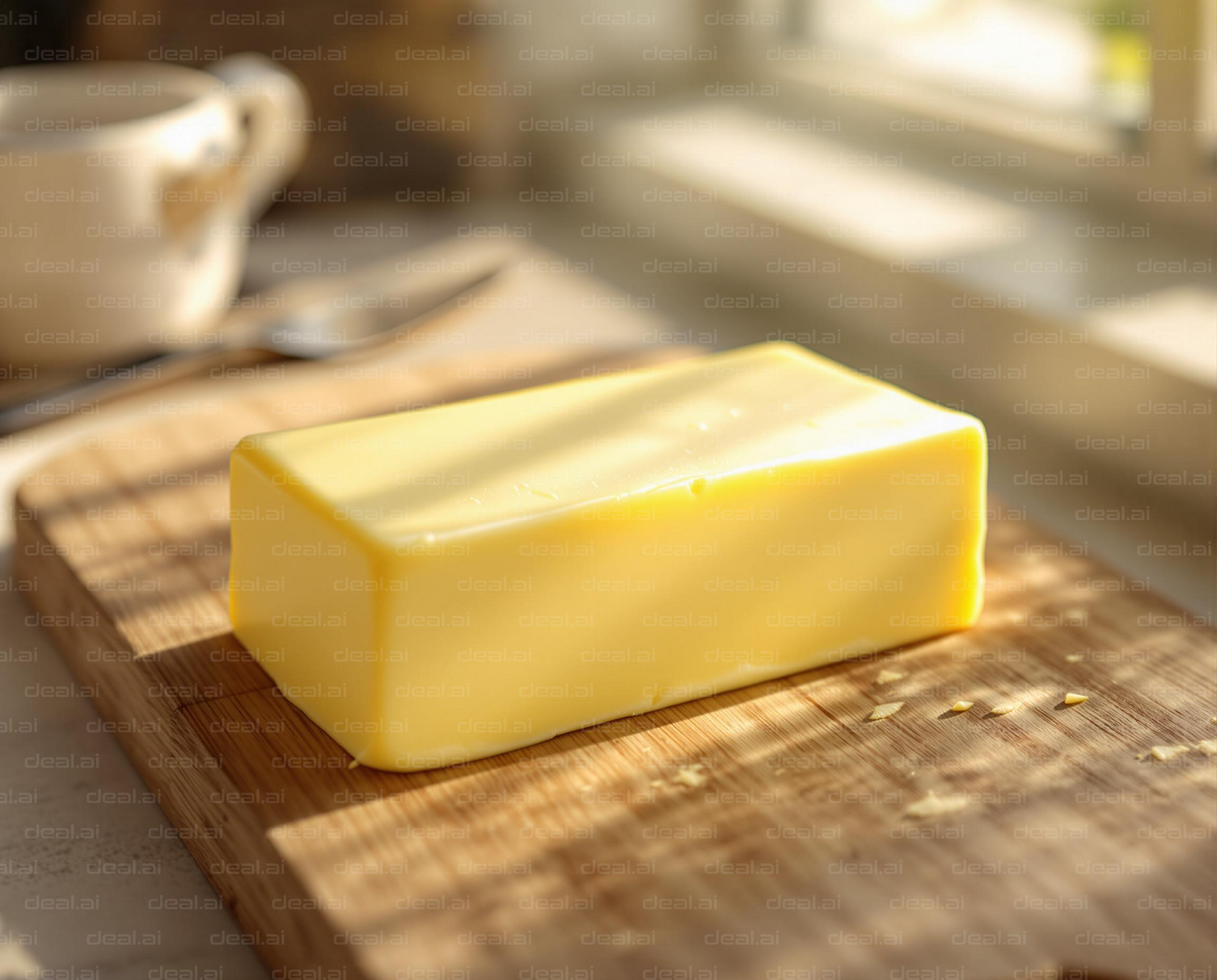 Butter in Morning Sunlight