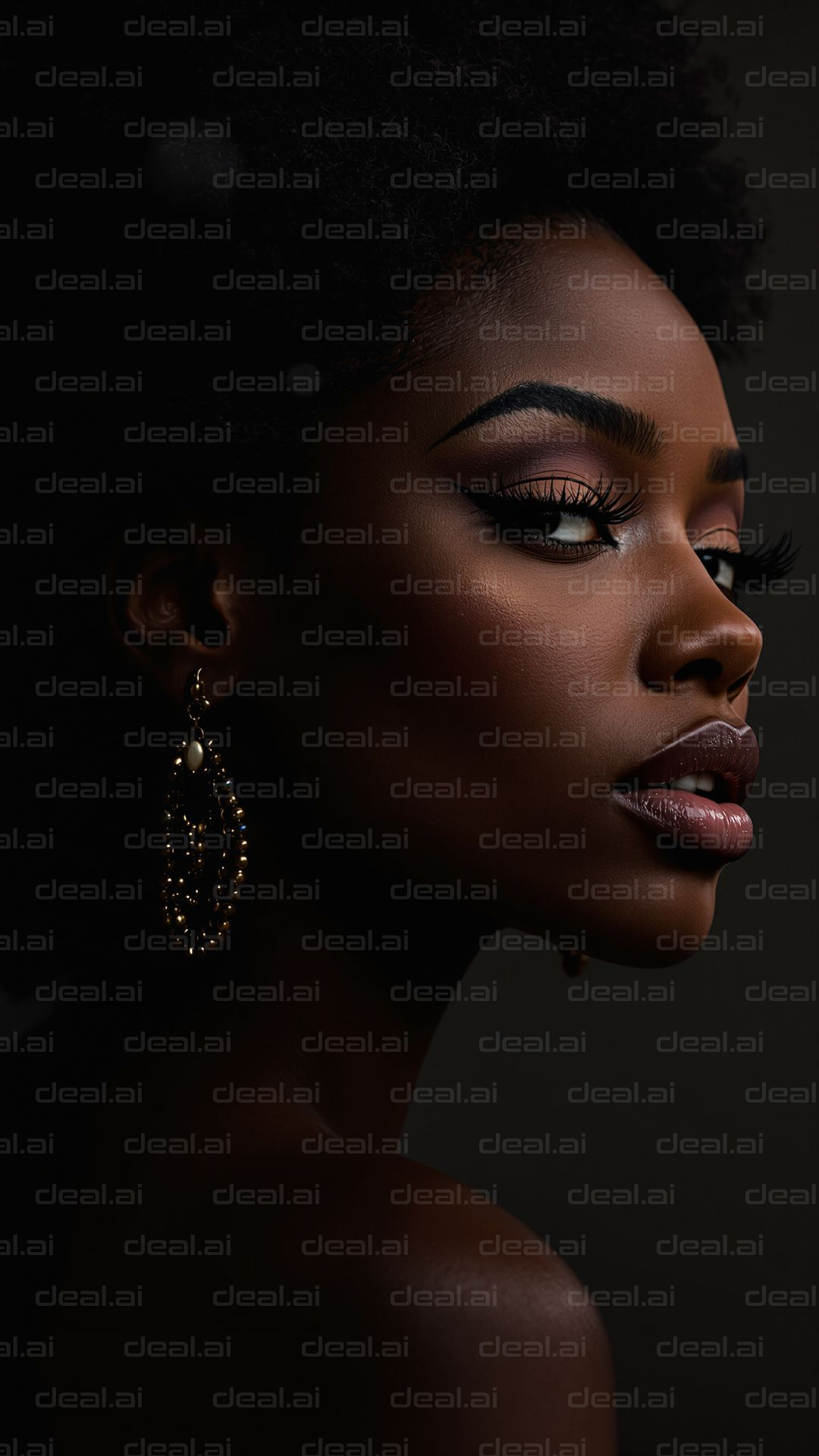Elegant Portrait in Low Light