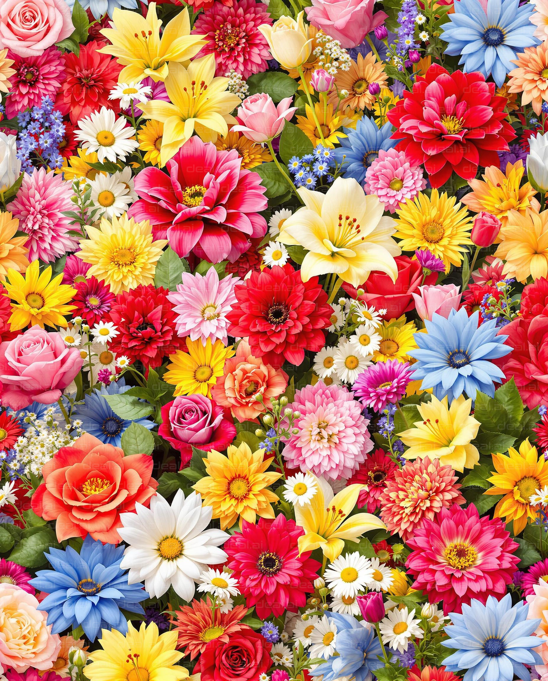 Colorful Floral Explosion