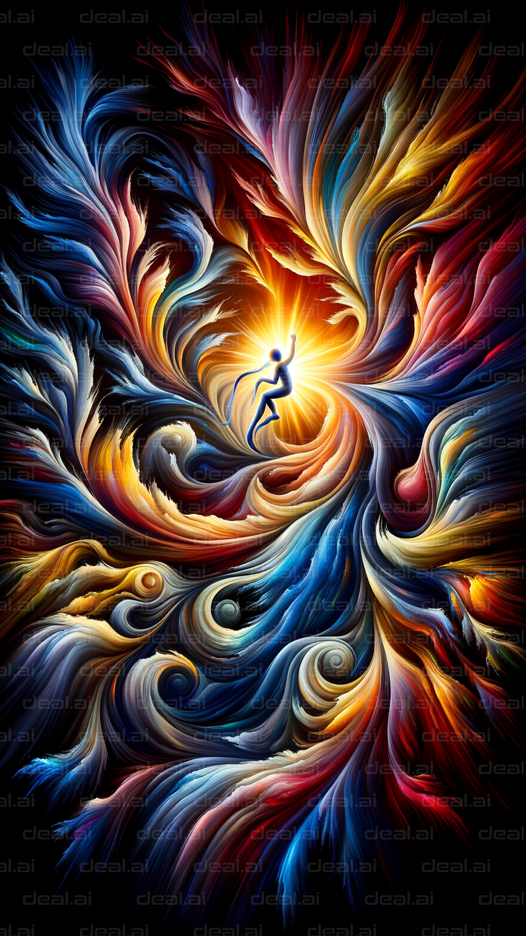 "Journey into Cosmic Whirlwind"