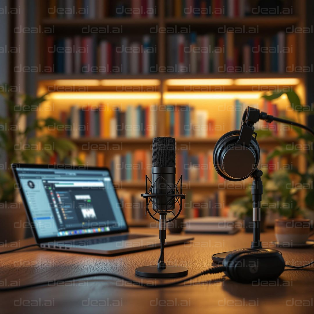 Podcast Setup in Cozy Library