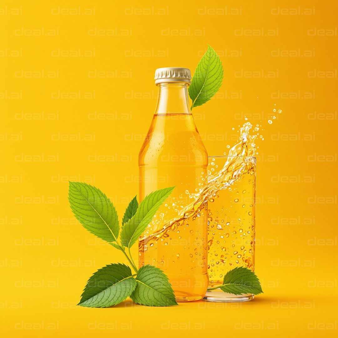 "Refreshing Citrus Splash Beverage"