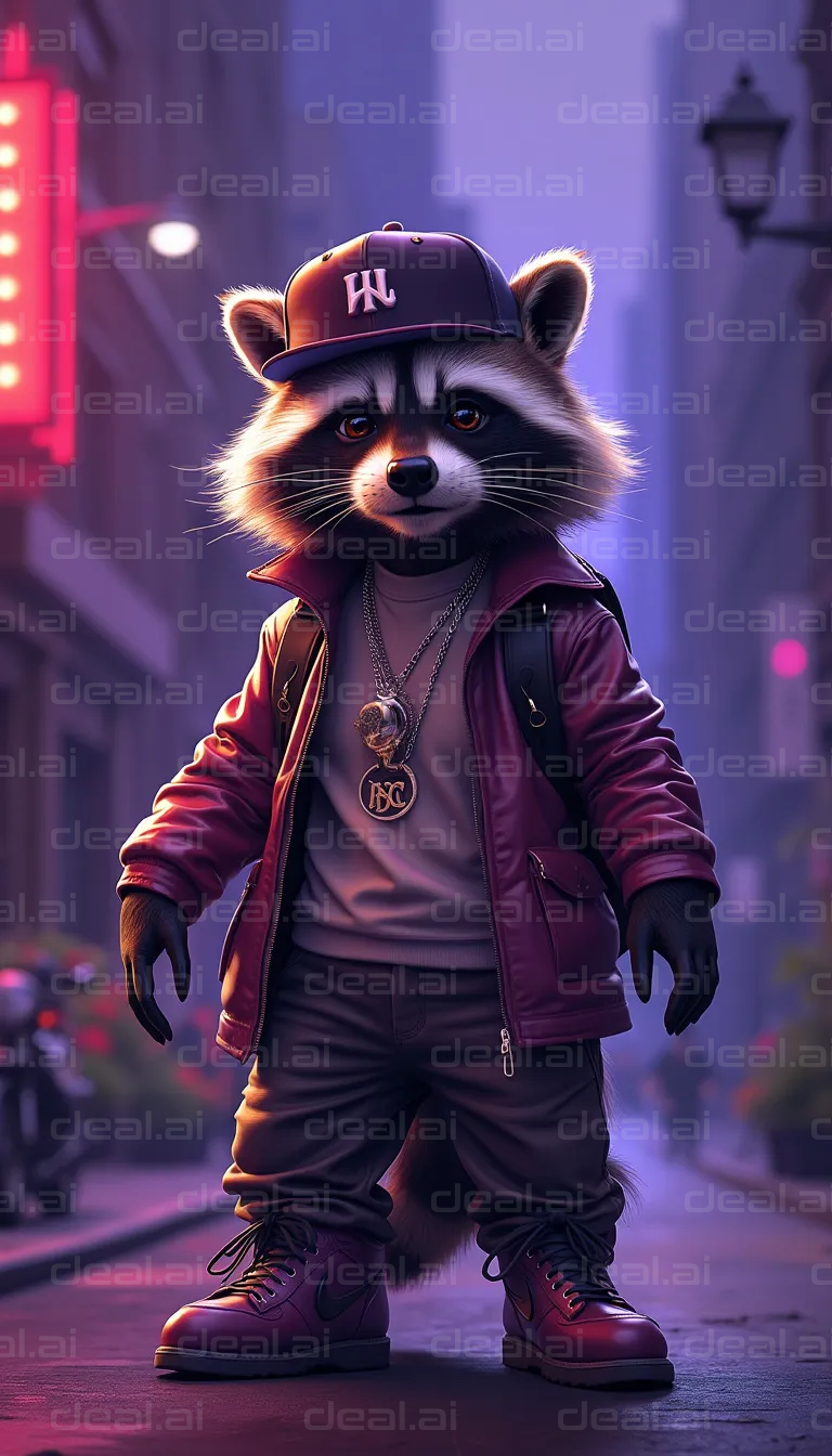 "Street-Styled Raccoon"