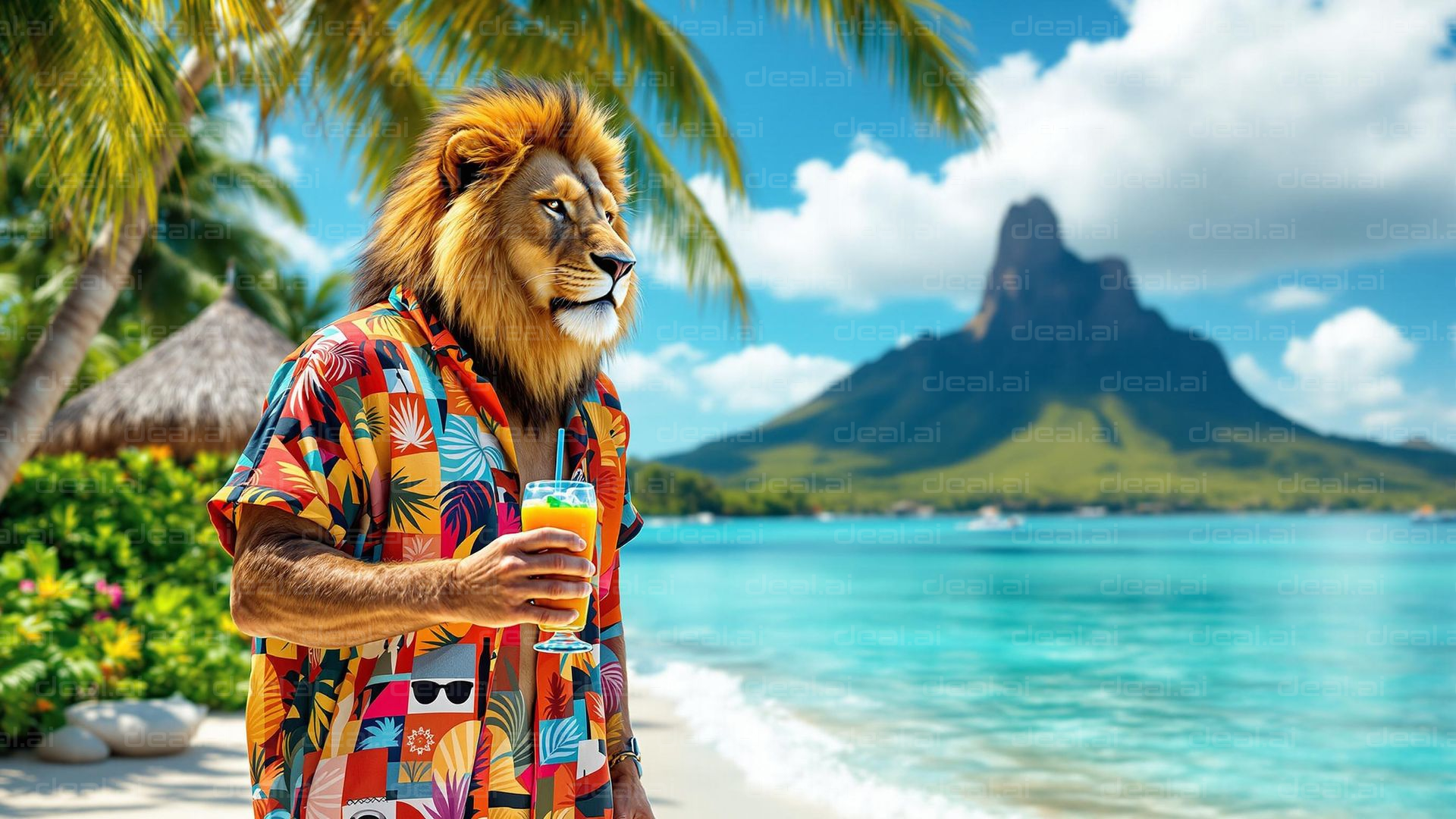 Lion Vacation Vibes