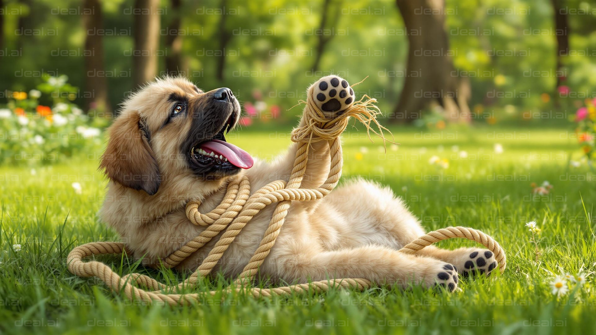 Puppy Playtime in the Park