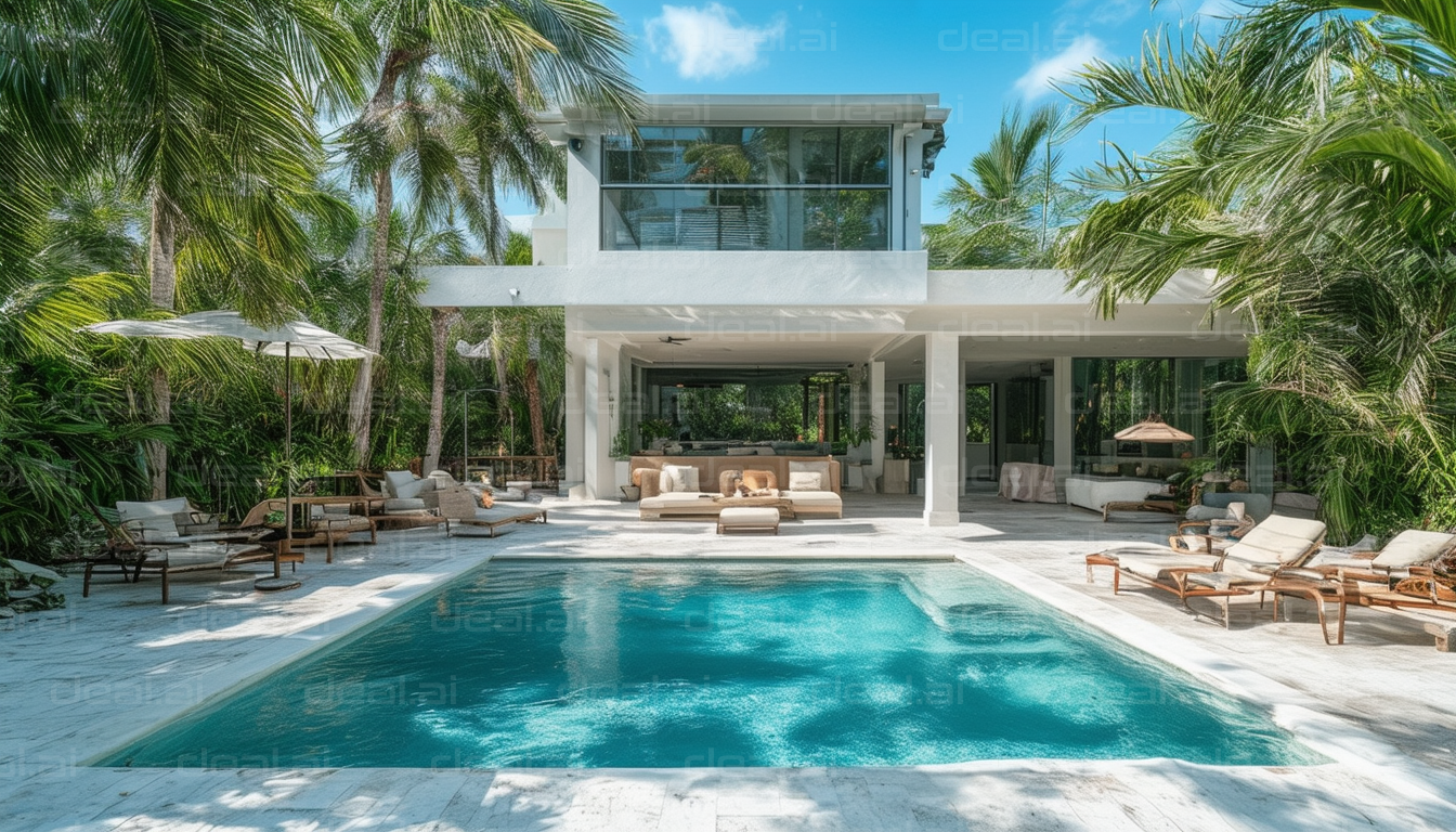 Tropical Poolside Retreat