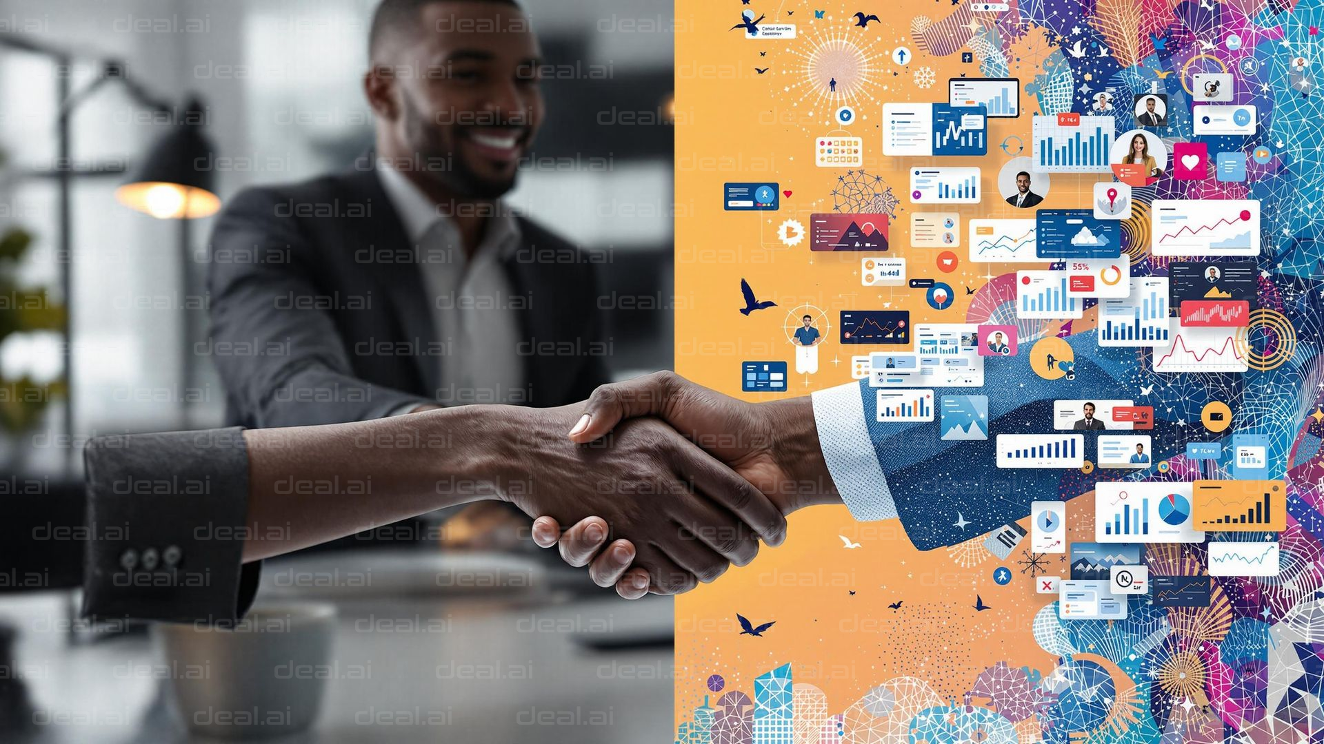 Digital Collaboration Handshake