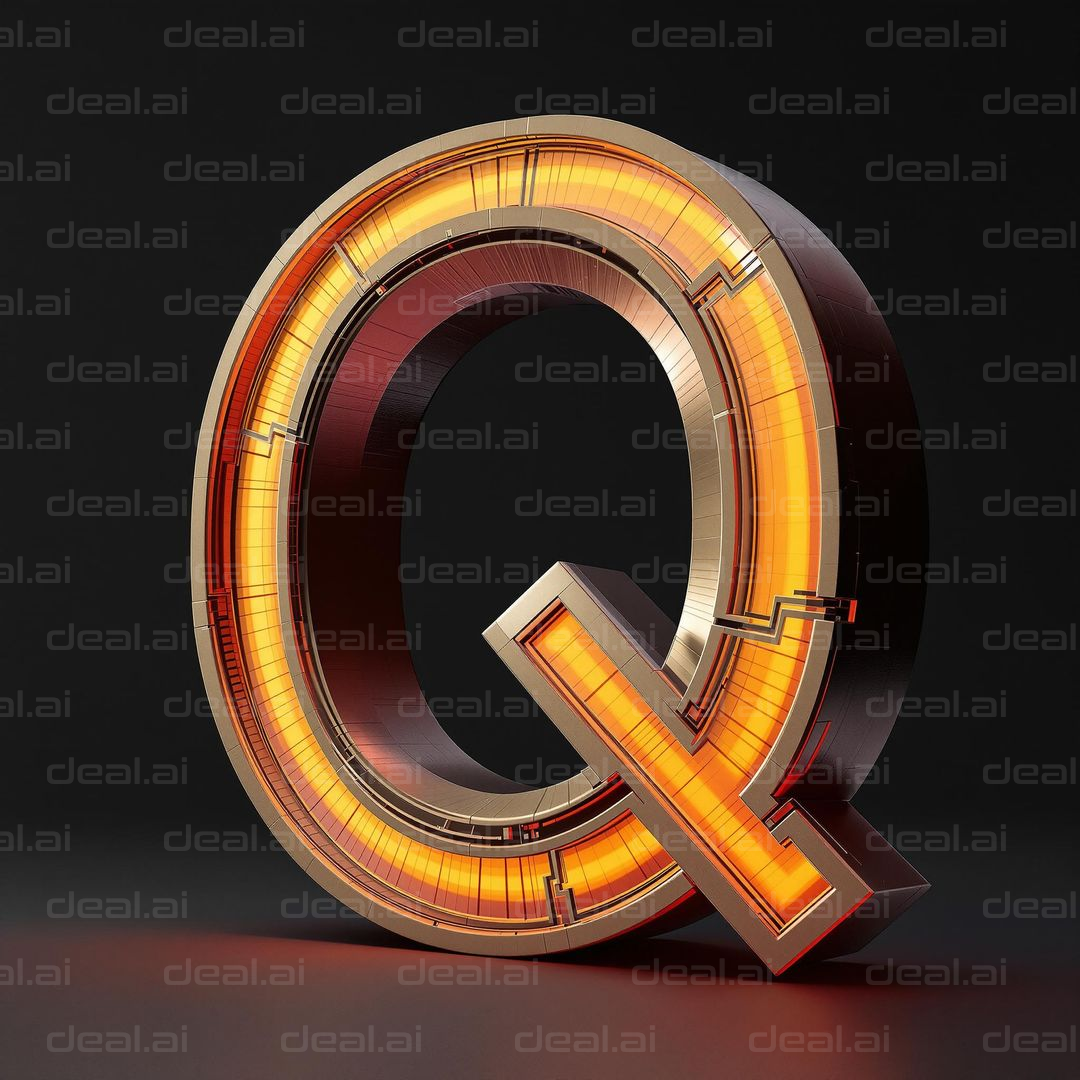 "Futuristic Letter Q Design"