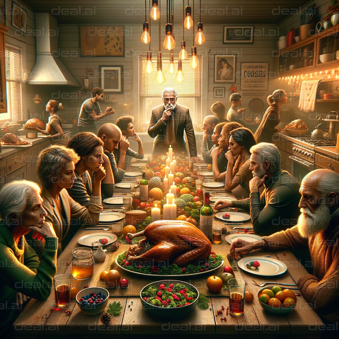 Family Dinner Gathering Celebration