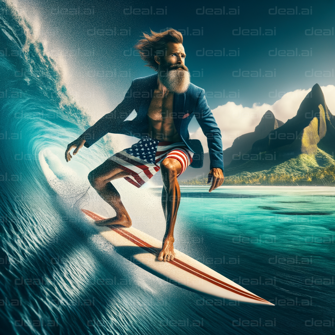 Surfing in Style: Riding the Wave
