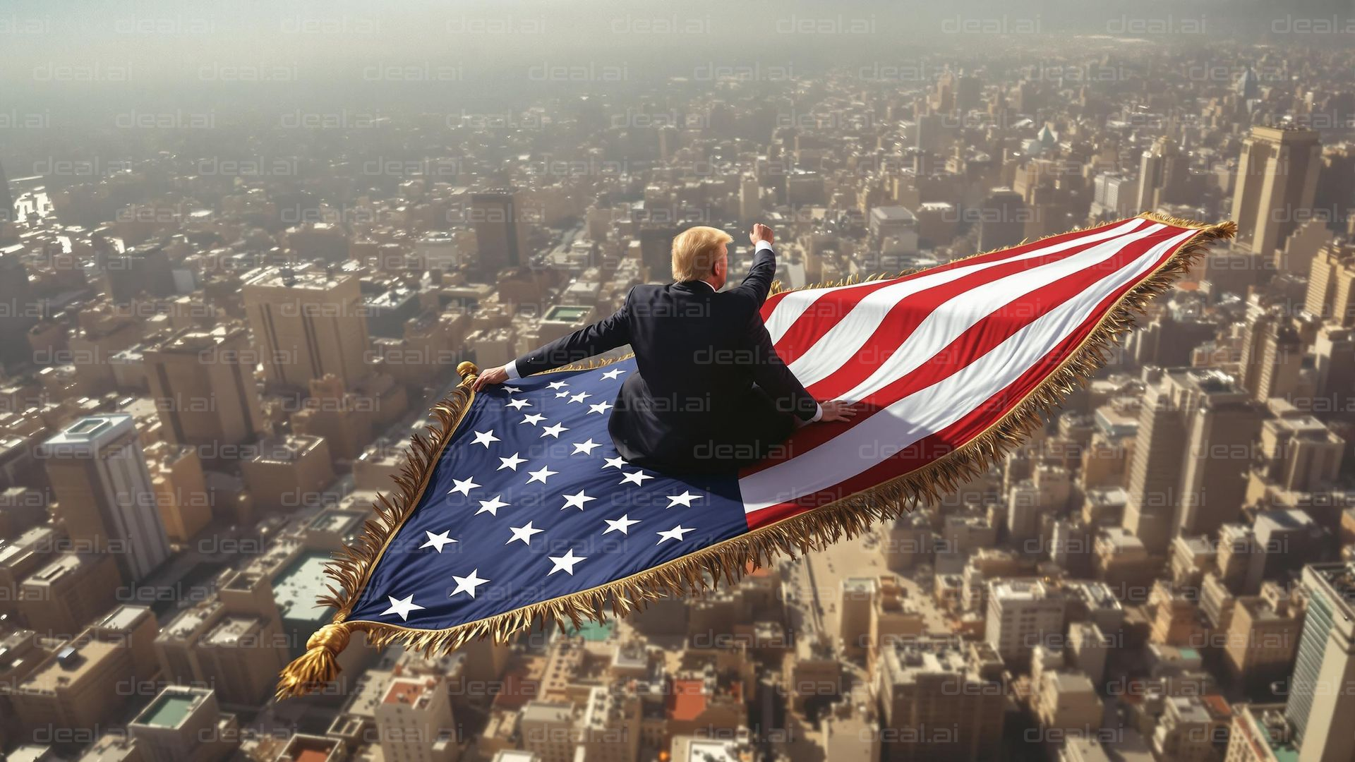 "Flying on Stars and Stripes"