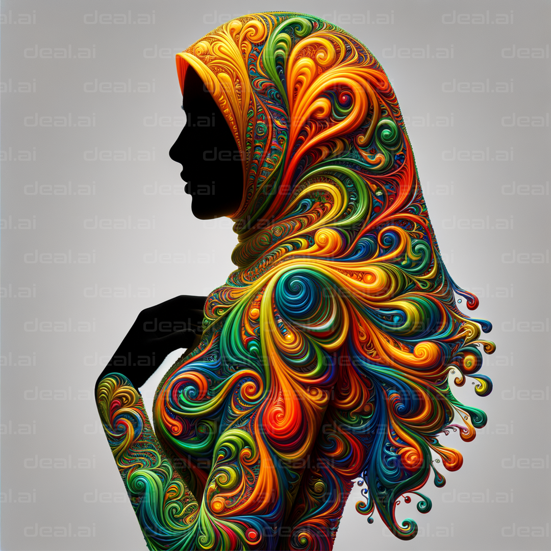 "Colorful Silhouette Artistry"