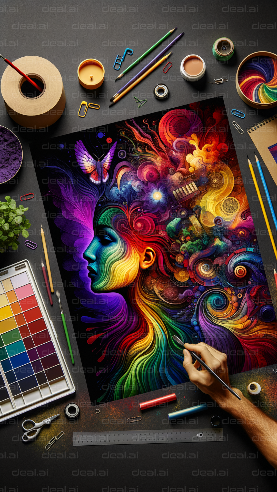"Vivid Dreams of Colorful Creativity"