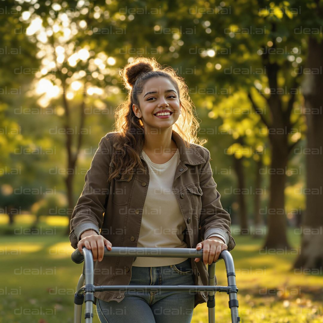 Smiling Walk in the Park