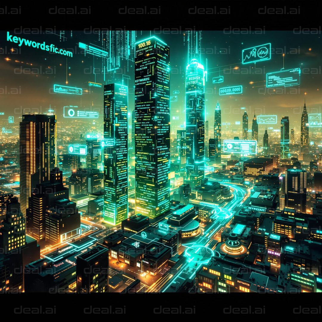 Futuristic Neon Cityscape
