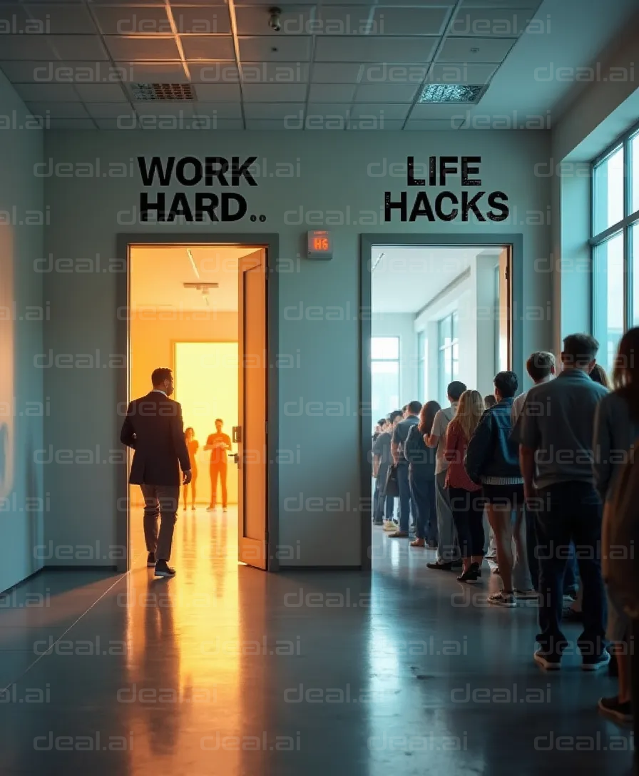 "Choices: Work Hard or Find Life Hacks"