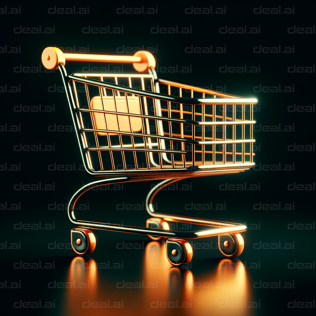 "Glowing Shopping Cart"