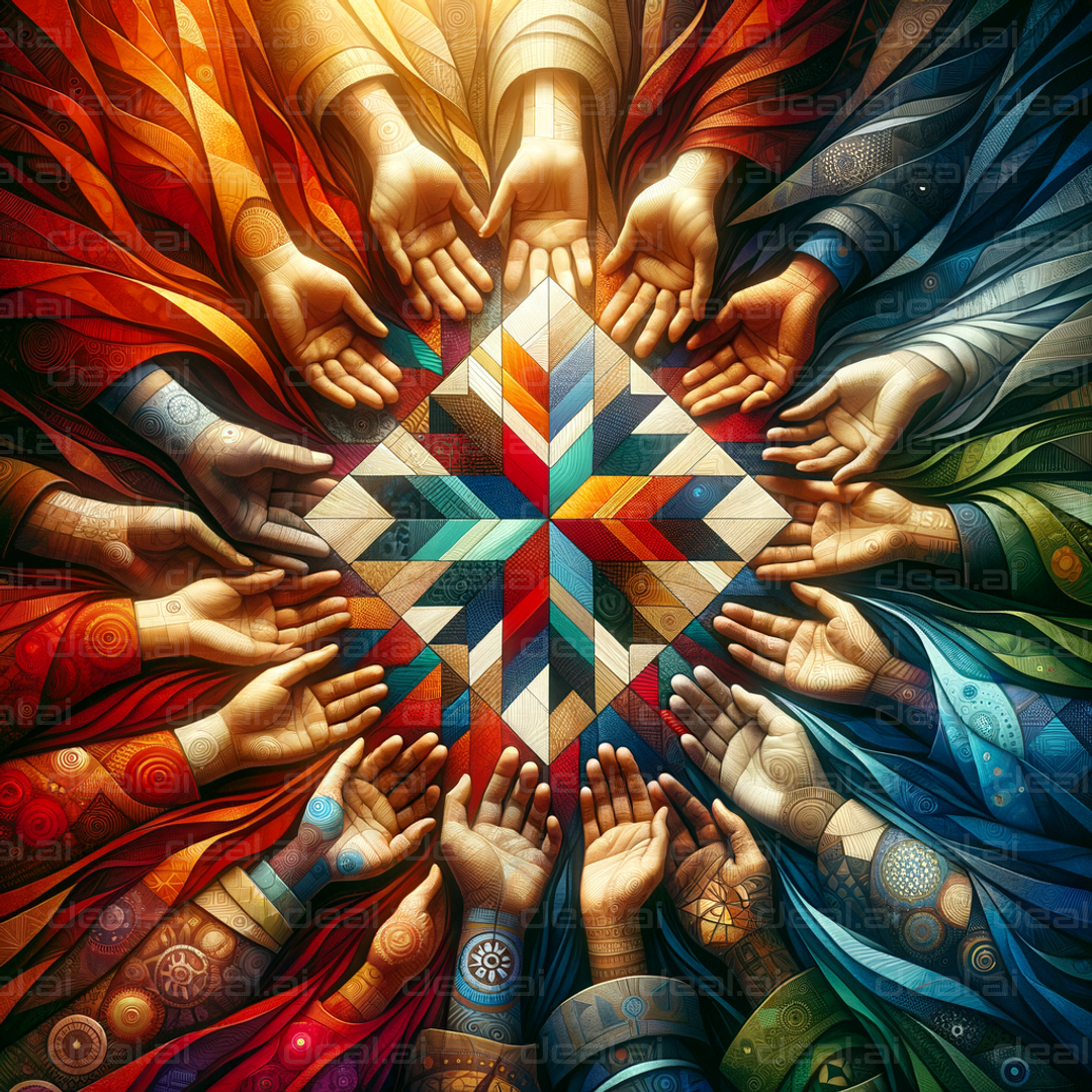 "Unity in Diversity: Hands & Harmony"